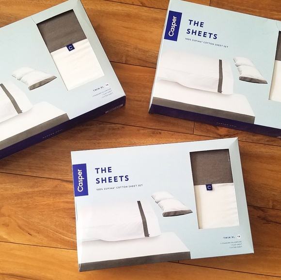 Casper 3 piece sheet set - twin xl (white) - Picture 2 of 2